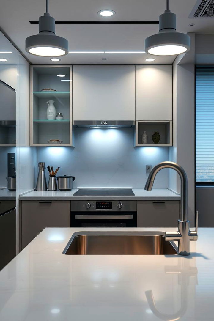 Smart Tech Integration - 22 Kitchenette Ideas