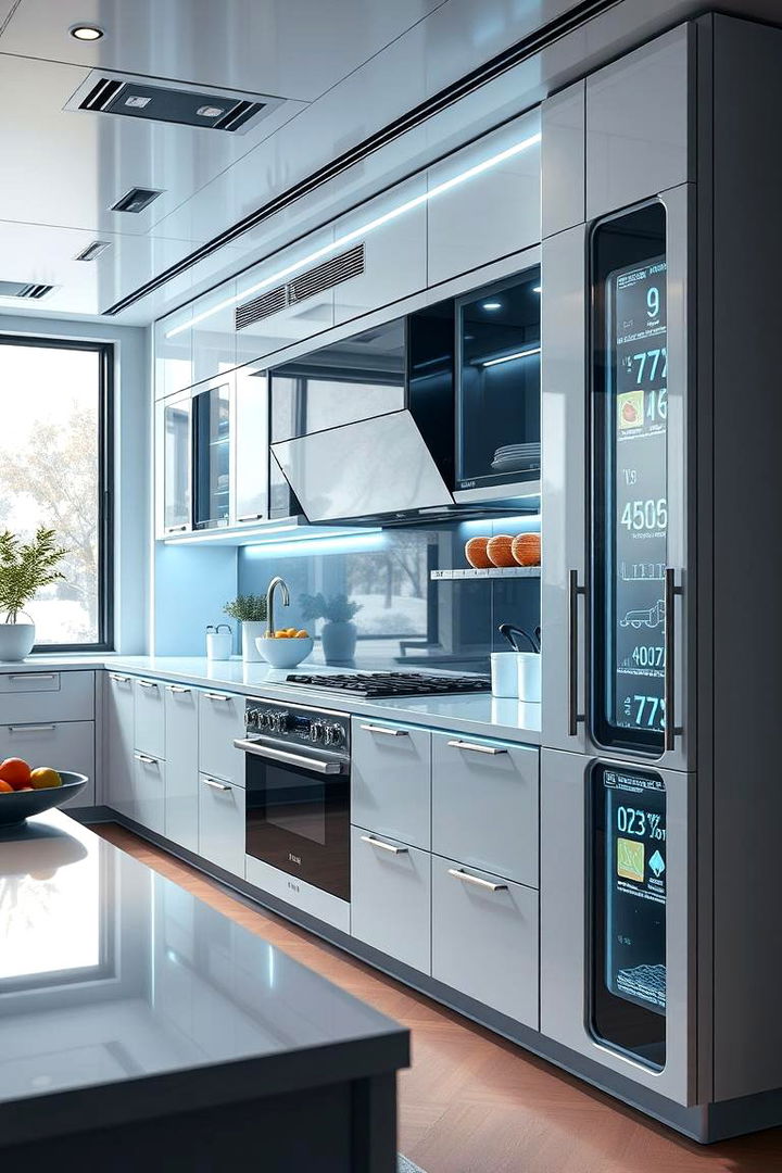 Smart Technology Enabled Cabinets - 22 Kitchen Cabinet Ideas