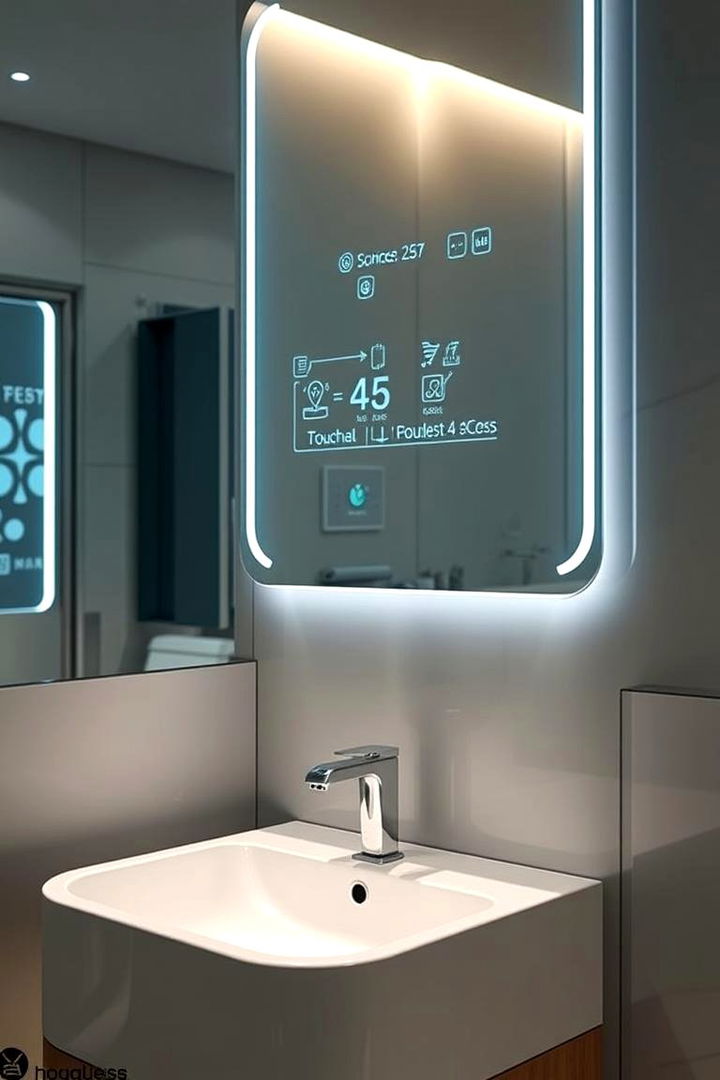 Smart Technology Enhancement - 22 Large Bathroom Ideas