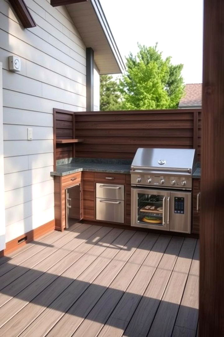 Smart Technology Features - 22 Outdoor Kitchen on Deck