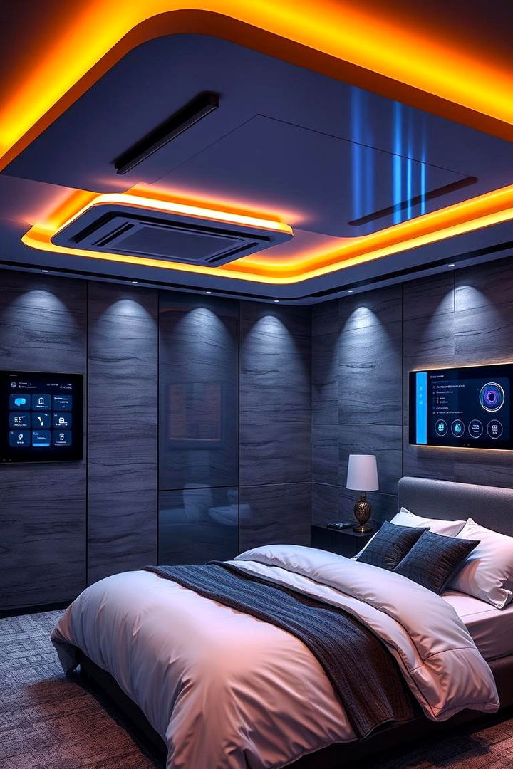 Smart Technology Integration - 22 Basement Bedroom Ideas