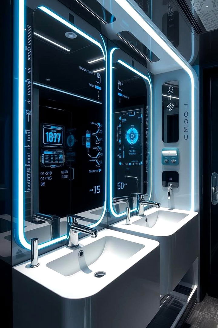 Smart Technology Integration - 22 Modern Bathroom Decor Ideas