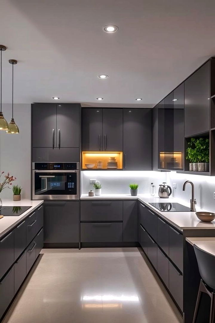 Smart Technology Integration - 22 Kitchen Diner Ideas