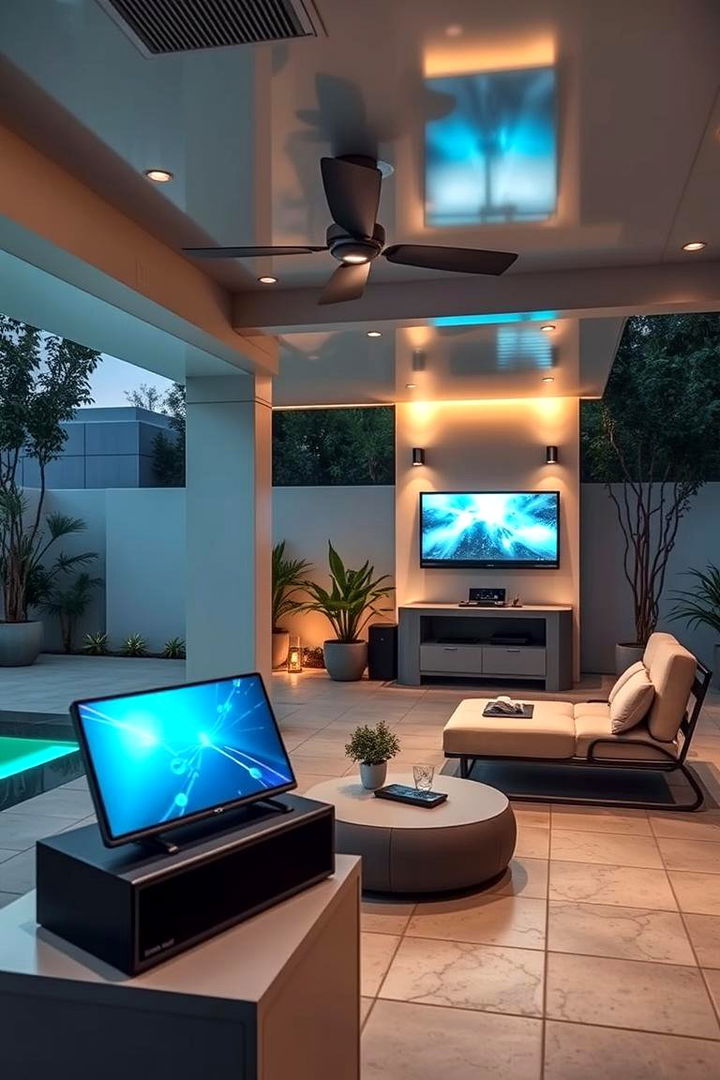Smart Technology Integration - 22 Attached Covered Patio Ideas