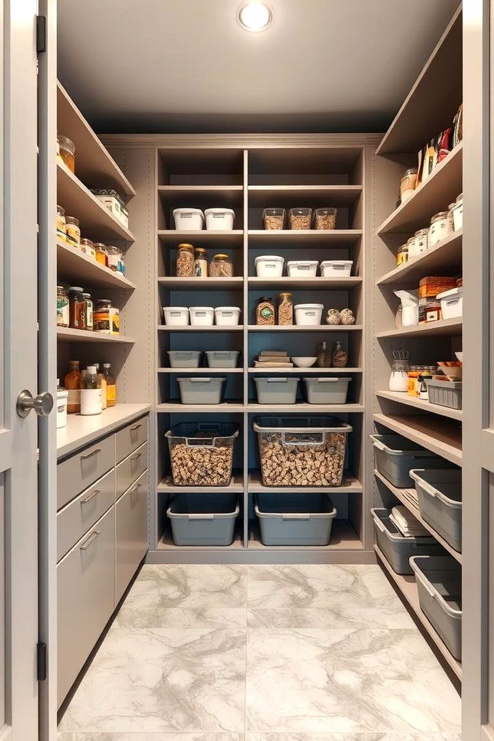 Smart Use of Floor Space - 22 Small Pantry Ideas