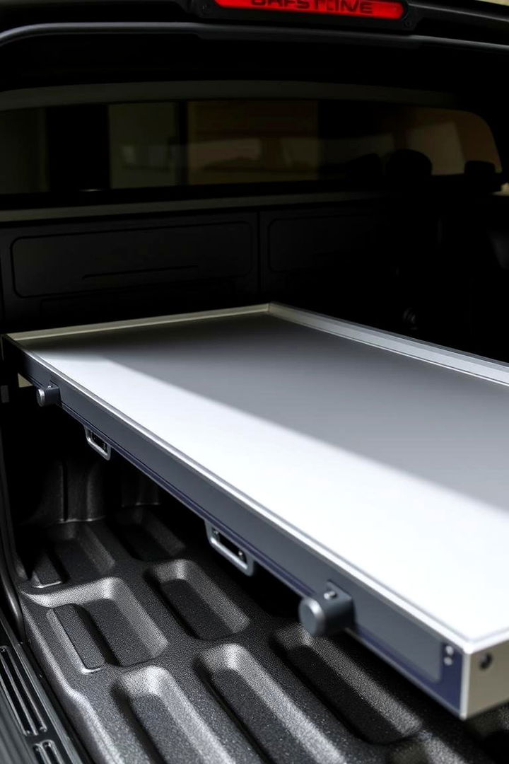 Smooth Glide Sliding Bed Shelves - 22 Truck Bed Storage Ideas