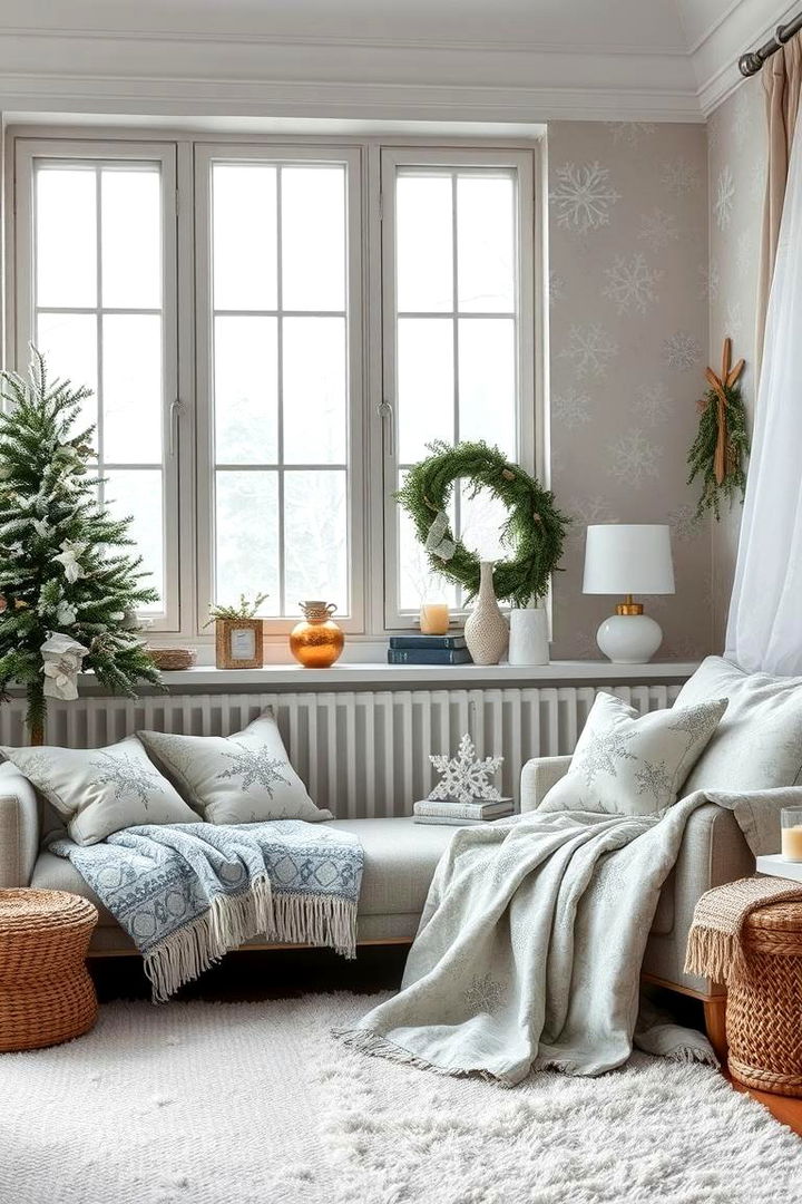 Snowflake Patterns - 22 frozen room decor ideas