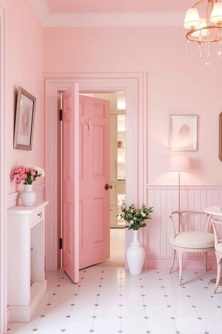 Soft Blush Pink Beauty - 22 Interior Door Color Ideas