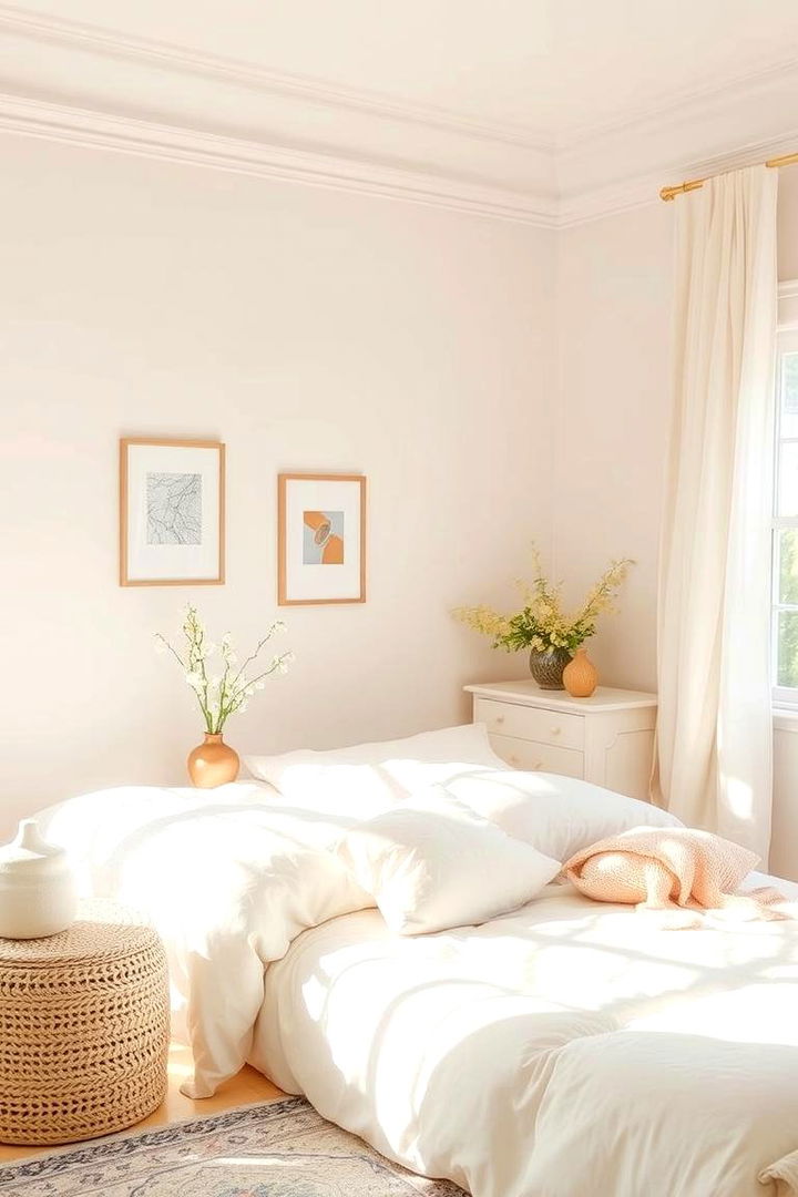 Soft Color Palettes - 22 Cottage Bedroom Ideas