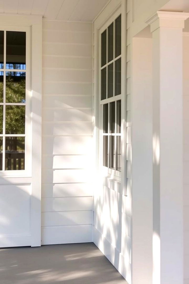 Soft Cream Neutrality - 22 Board and Batten Siding Colors