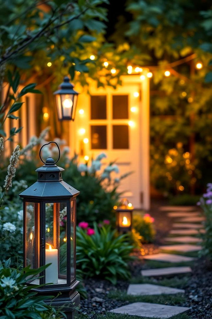 Soft Garden Lighting - 22 Cottage Garden Ideas