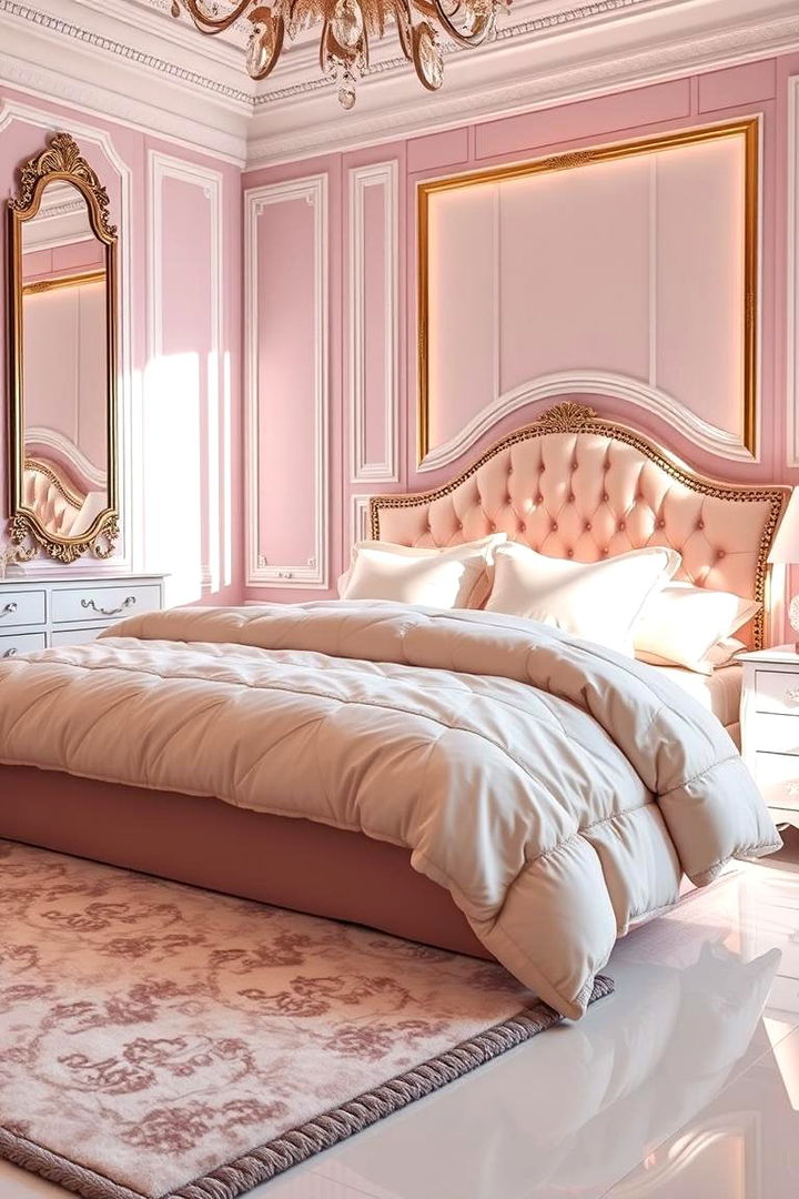 Soft Glamour Appeal - 22 Pink and White Bedroom Ideas