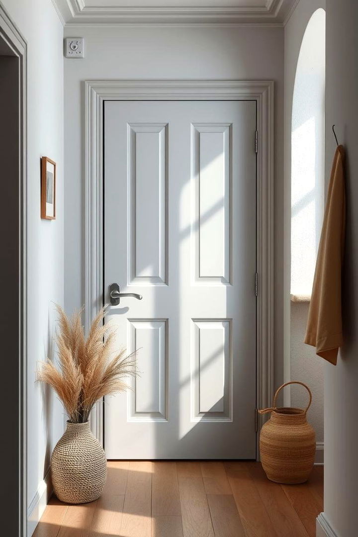 Soft Gray Serenity - 22 Interior Door Color Ideas