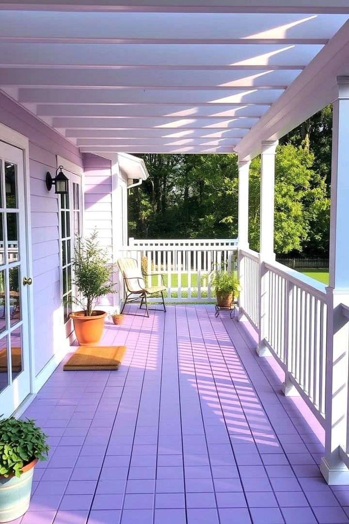 Soft Lavender Calm - 22 Deck Color Ideas