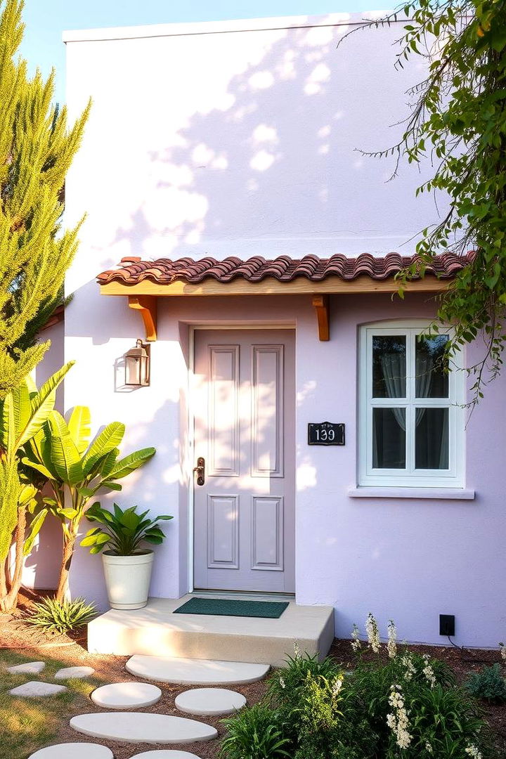 Soft Lavender Grace - 22 Stucco Colors for Home Exteriors