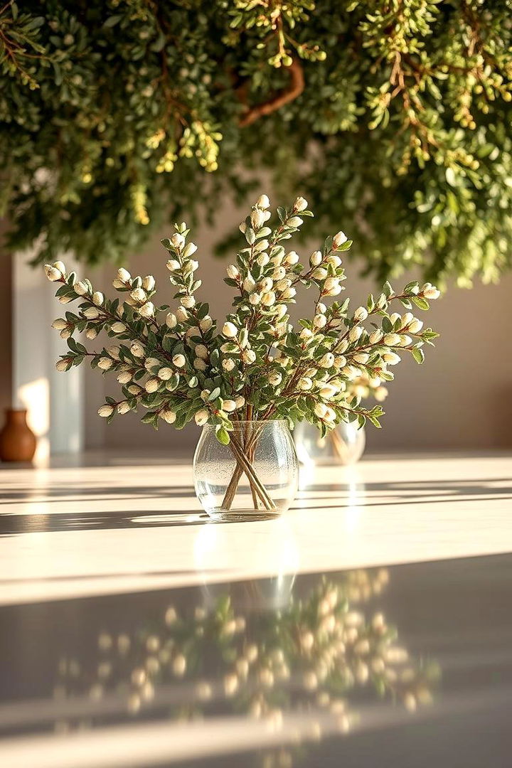 Soft Light Reflections - 22 Eucalyptus Wedding Centerpieces