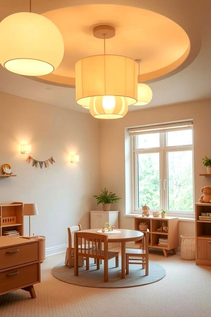 Soft Lighting Elements - 22 montessori nursery ideas