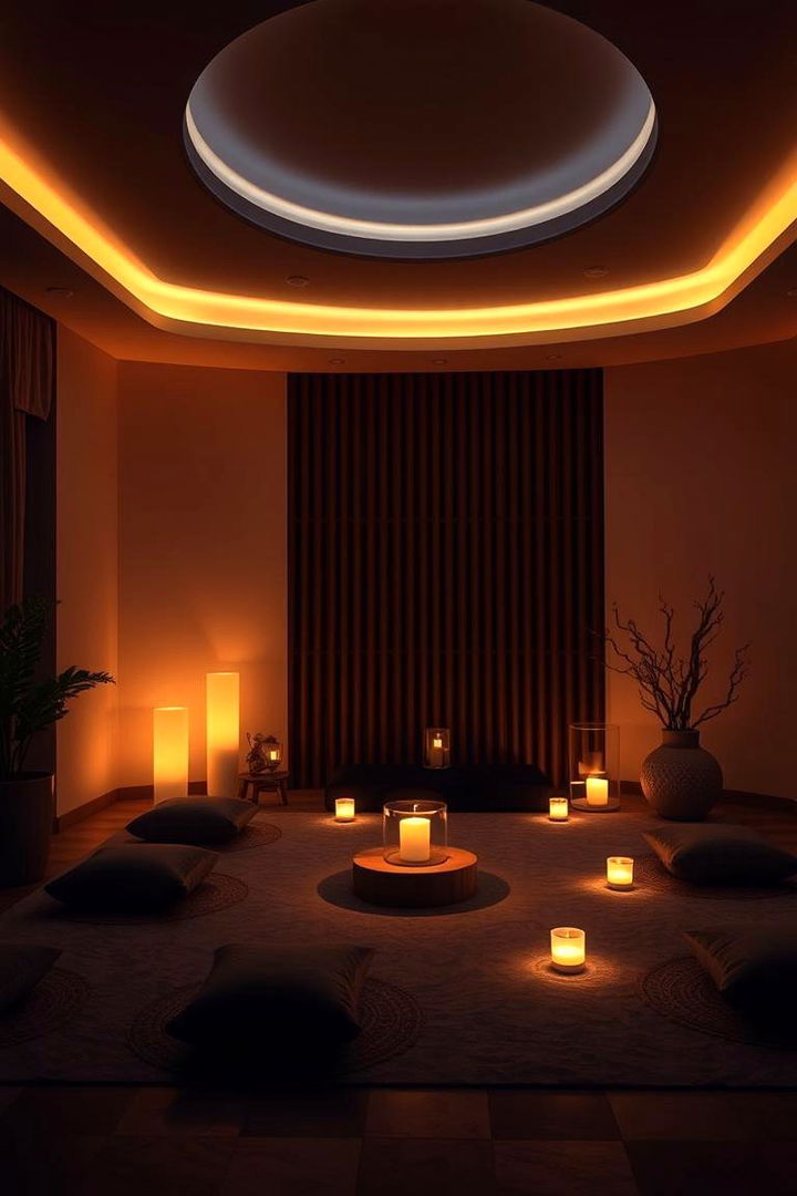 Soft Lighting Meditation Retreat - 22 meditation room ideas