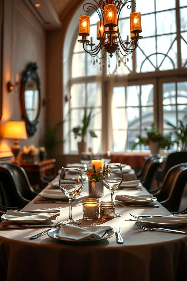 Soft Lighting and Intimate Details - 22 Sunroom Dining Room Ideas