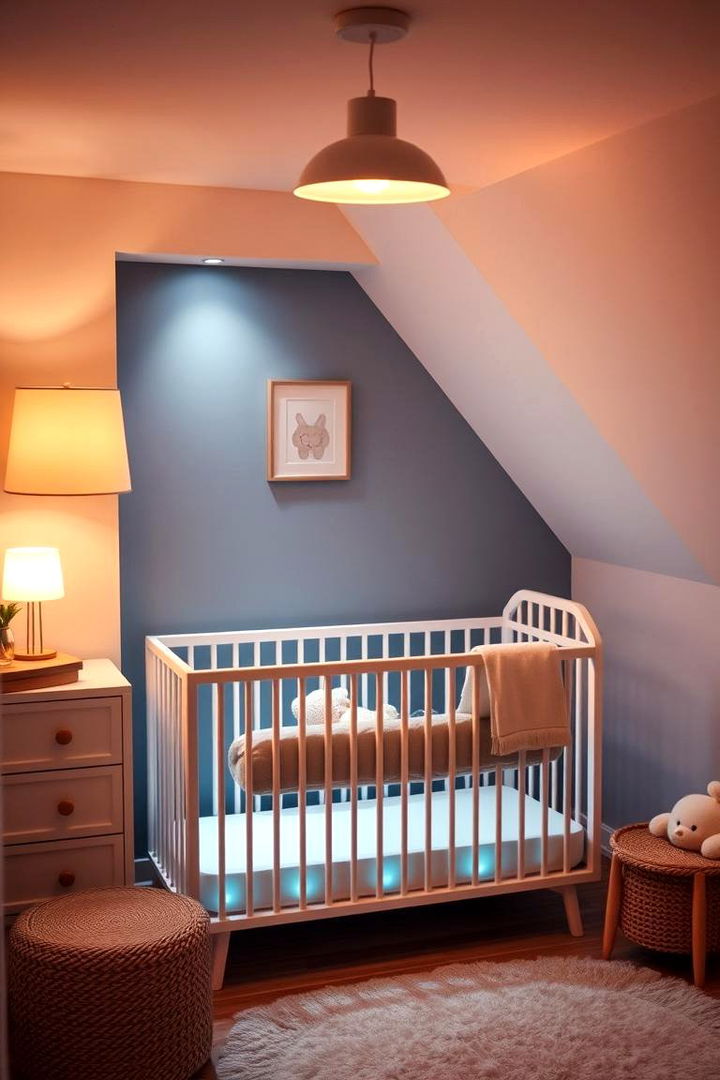 Soft Lighting for a Cozy Feel - 22 Minimalist Nursery Ideas