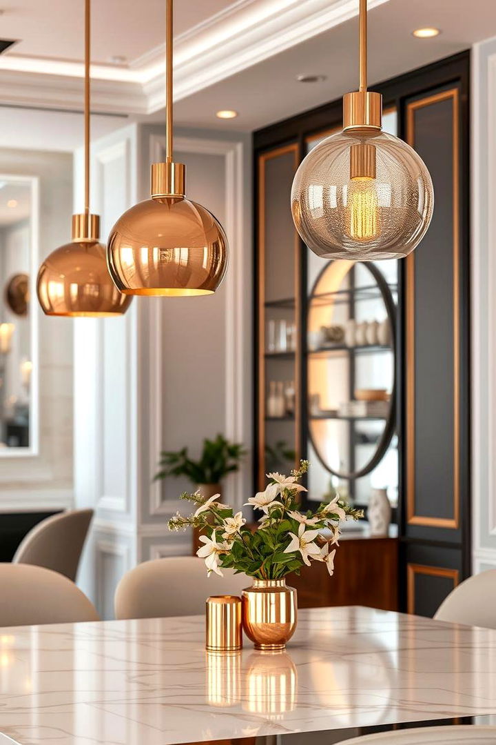 Soft Metallic Finishes - 22 pastel goth bedroom ideas