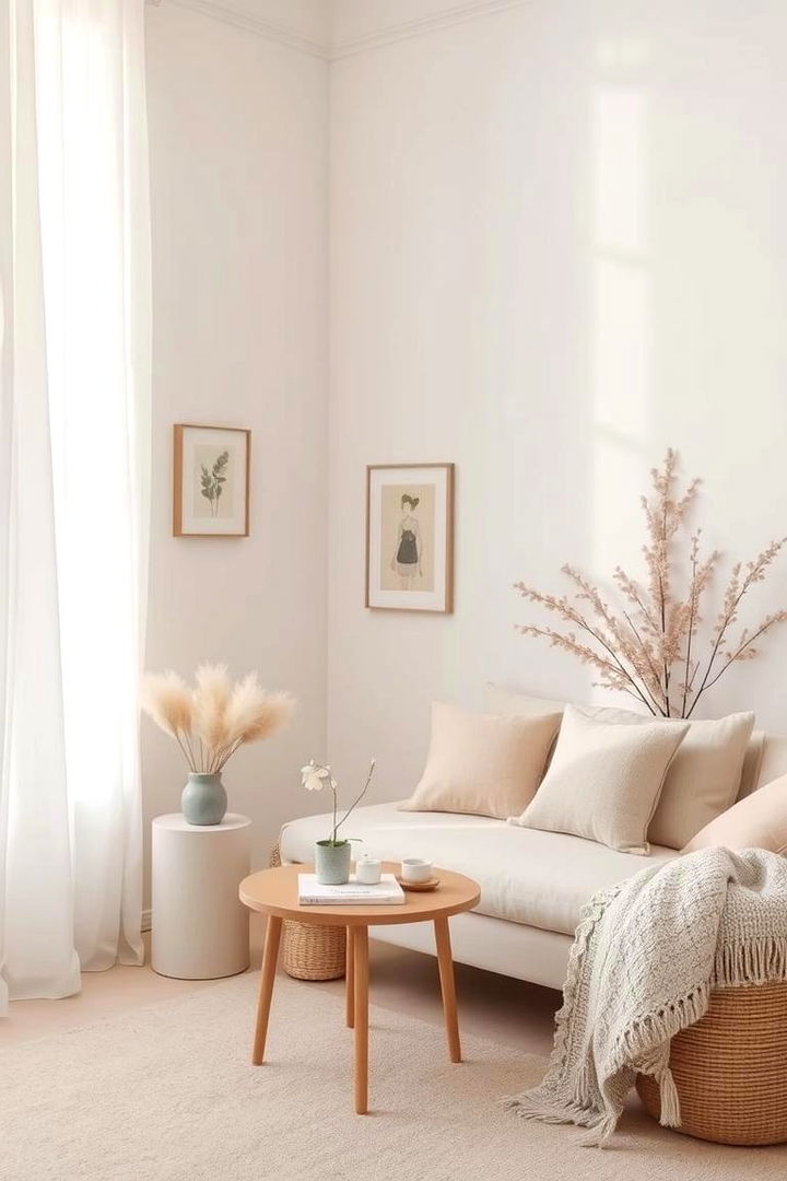 Soft Natural Elegance - 22 Neutral Living Room Ideas