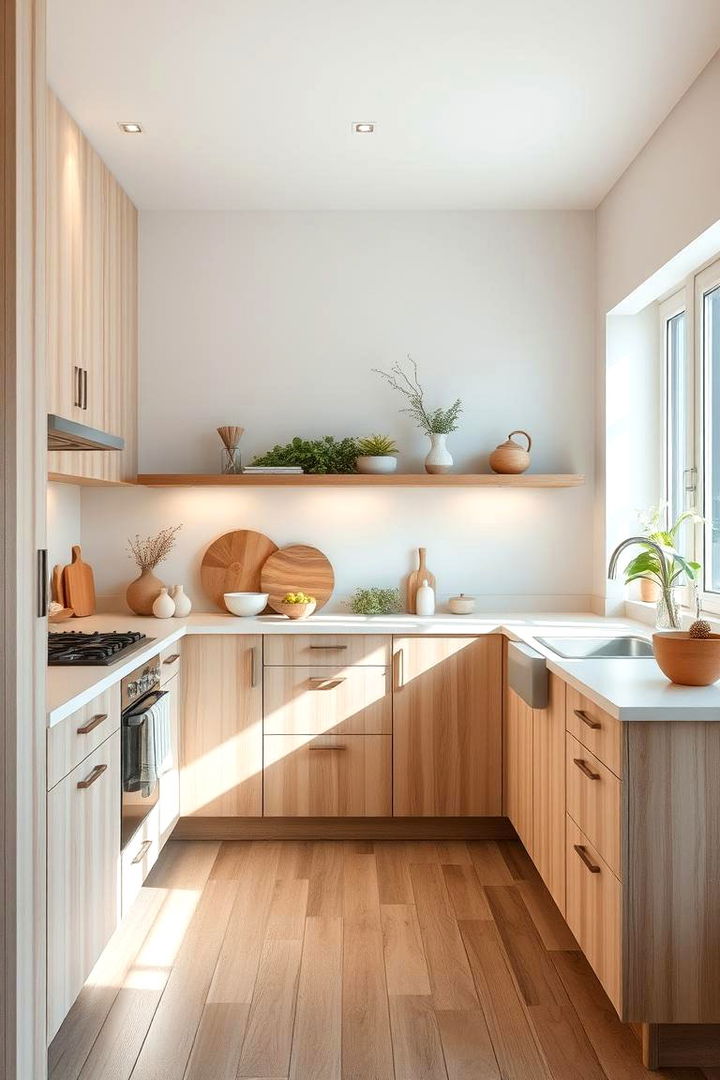 Soft Natural Tones - 22 Kitchens With Light Wood Cabinets