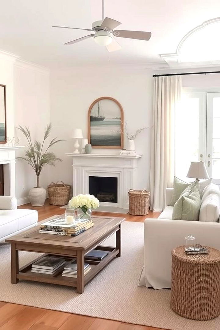 Soft Neutrals for Tranquility - 22 Beach House Living Room Ideas