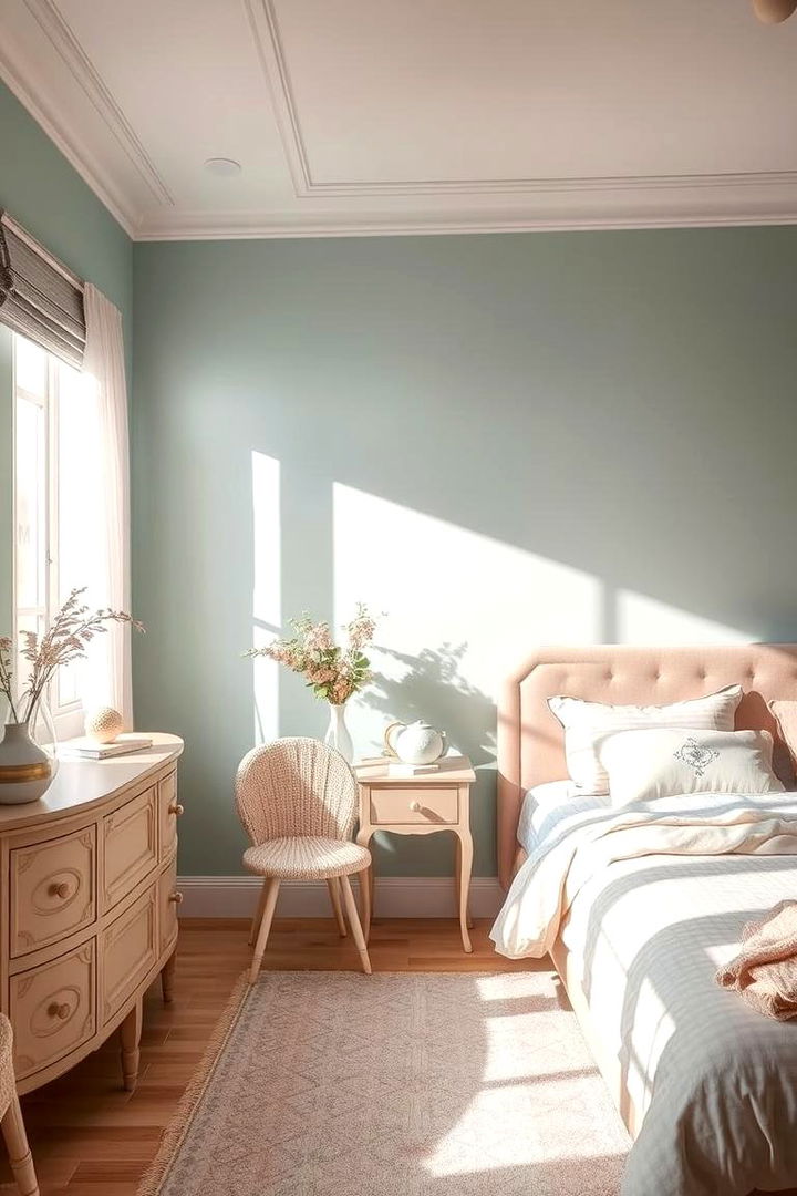 Soft Pastel Allure - 22 Teal and Pink Bedroom Ideas