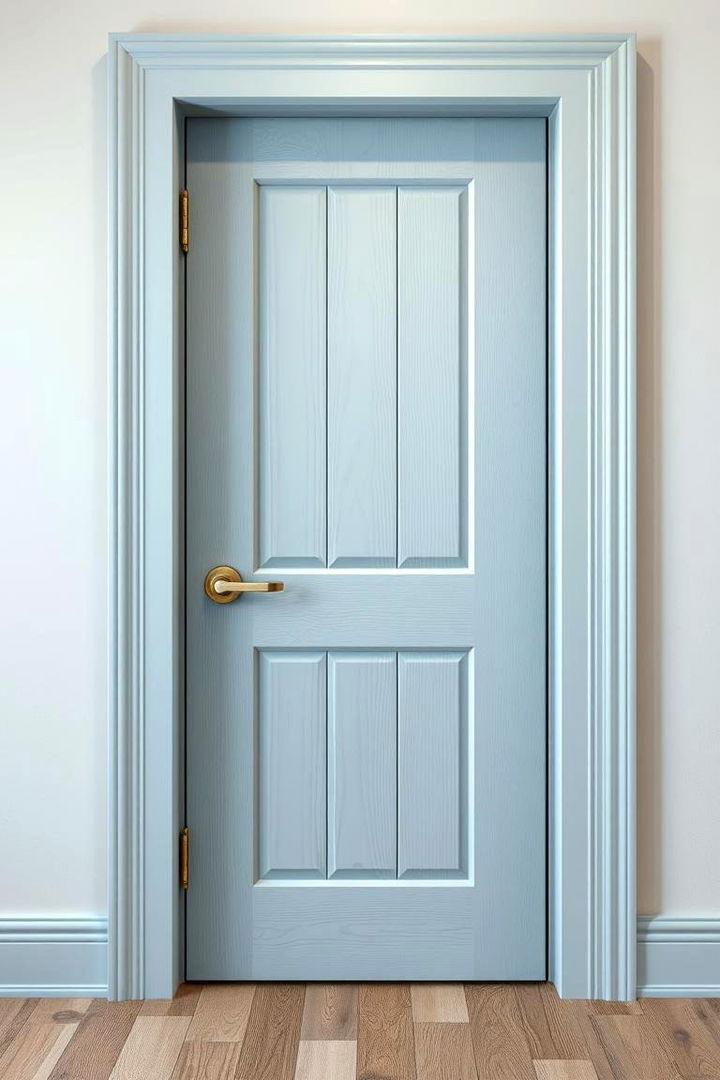Soft Pastel Blue - 22 Cedar Front Door Colors Ideas