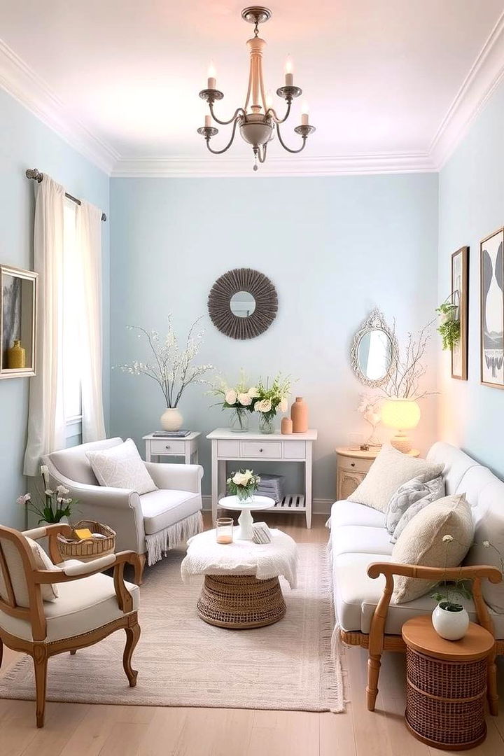 Soft Pastel Blue Retreat - 22 Blue Room Ideas