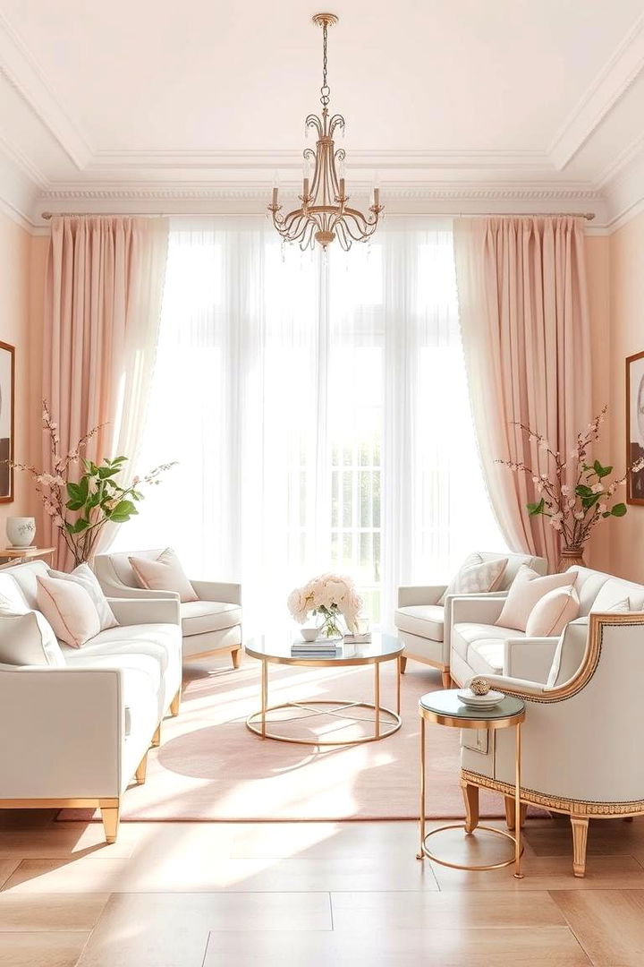 Soft Pastel Harmony - 22 Aesthetic Living Room Ideas