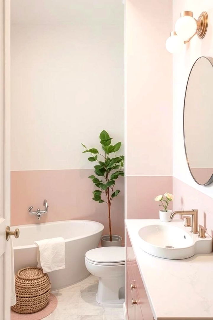 Soft Pastel Hues - 22 Neutral Bathroom Ideas