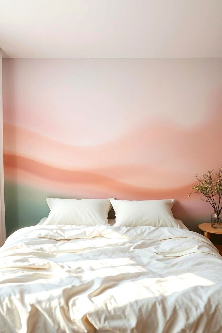 Soft Pastel Murals - 22 Bedroom Wall Decor Ideas