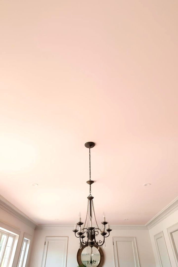 Soft Pastel Palette - 22 Dining Room Ceiling Ideas
