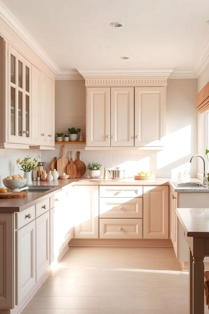 Soft Pastel Touches - 22 Painting Kitchen Cabinet Ideas