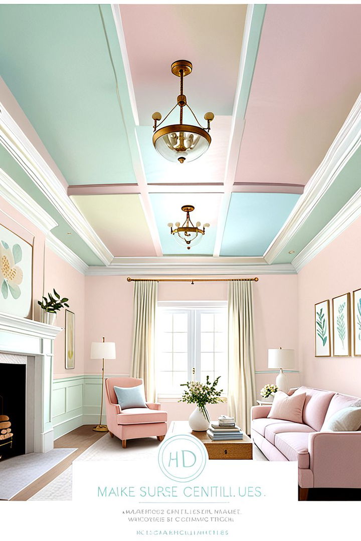 Soft Pastel Tray Ceiling - 22 tray ceiling ideas