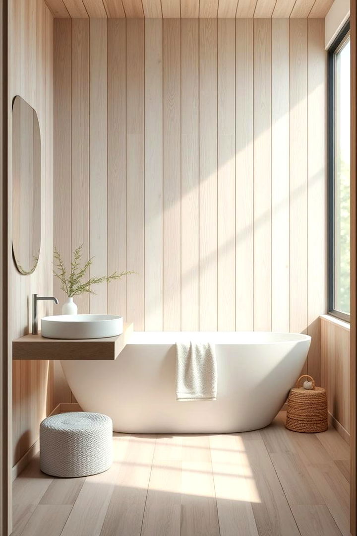 Soft Pastel Wainscoting - 22 Bathroom Wainscoting Ideas