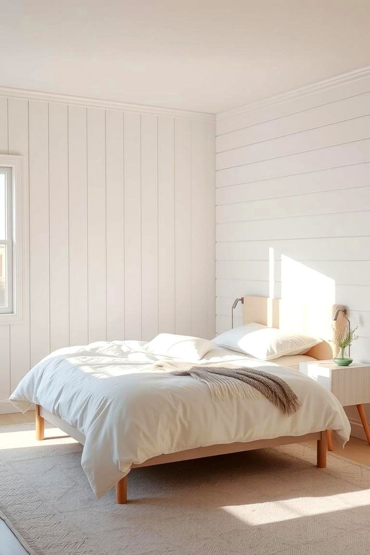 Soft Pastels with Shiplap - 22 Shiplap Bedroom Ideas