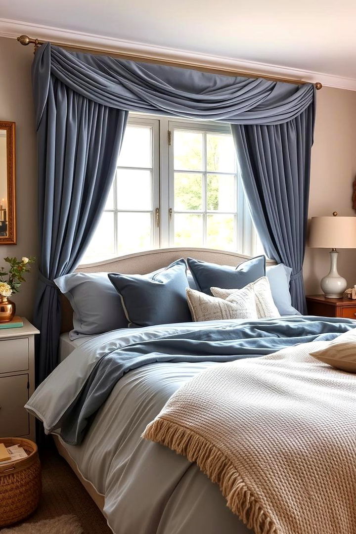 Soft Periwinkle Fabrics and Textures - 22 Periwinkle Bedroom Ideas