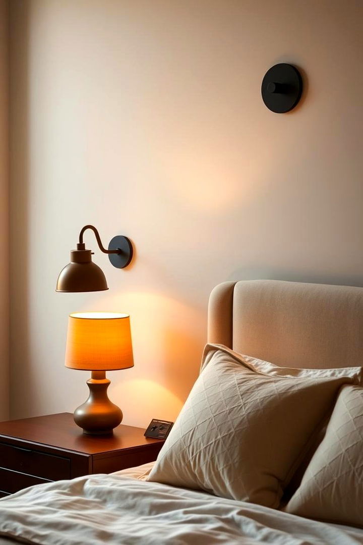 Soft Rust Lighting - 22 Rust Bedroom Ideas
