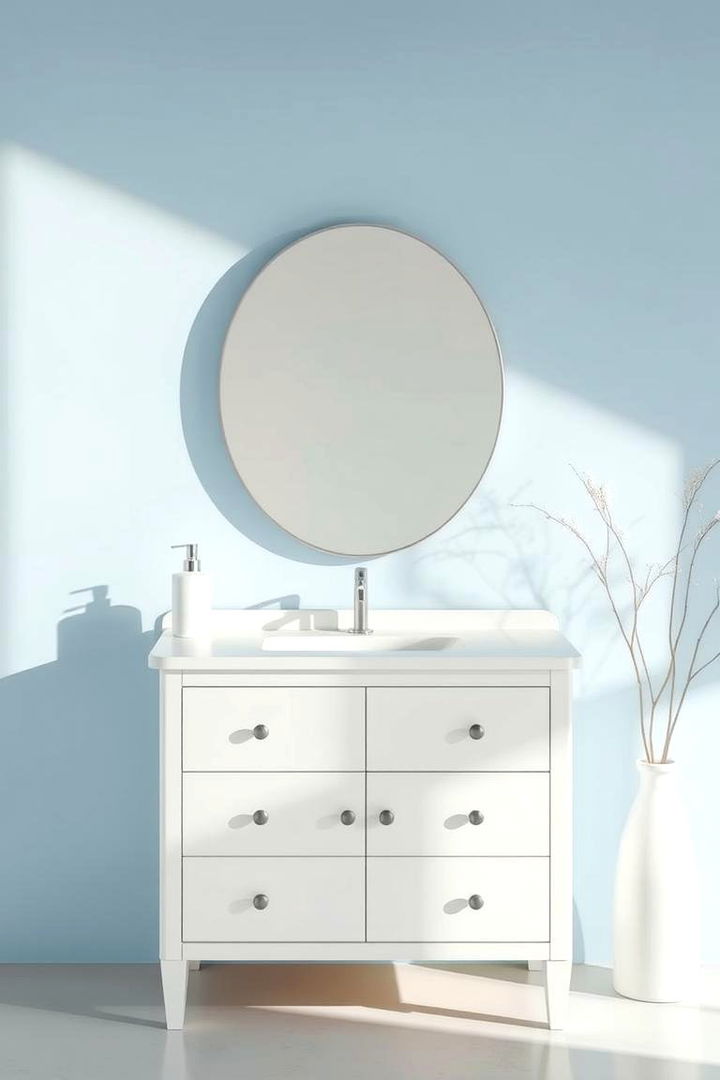 Soft Sky Blue Serenity - 22 Blue Bathroom Vanity Ideas