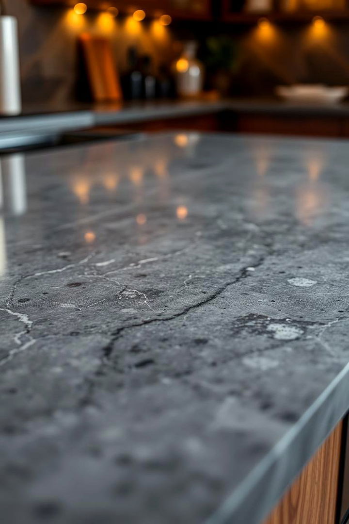 Soft Smooth Texture and Tactile Appeal - 22 Soapstone Kitchen Countertops