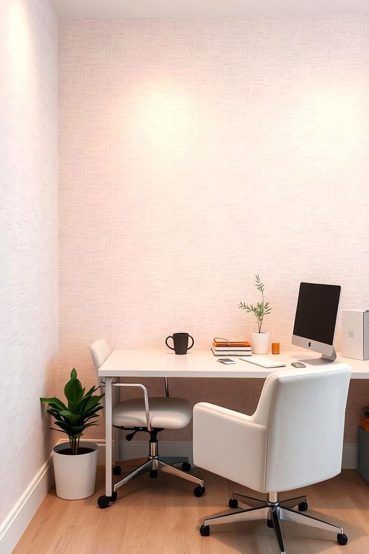 Soft Textural Pastels - 22 Office Wallpaper Ideas