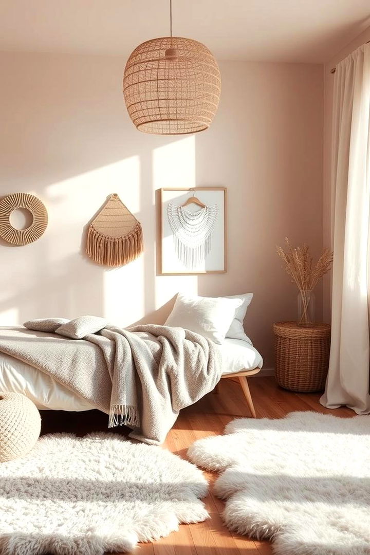 Soft Textures - 22 Clean Girl Room Ideas