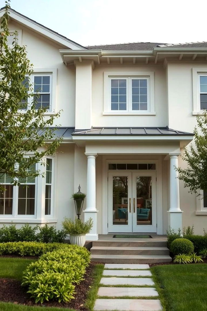 Soft Vanilla Mist - 22 Off-white Paint Colors for Home Exteriors