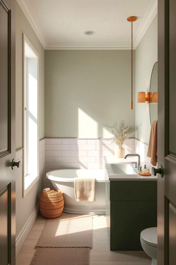 Soft and Subtle Sophistication - 22 Sage Green Bathroom Ideas