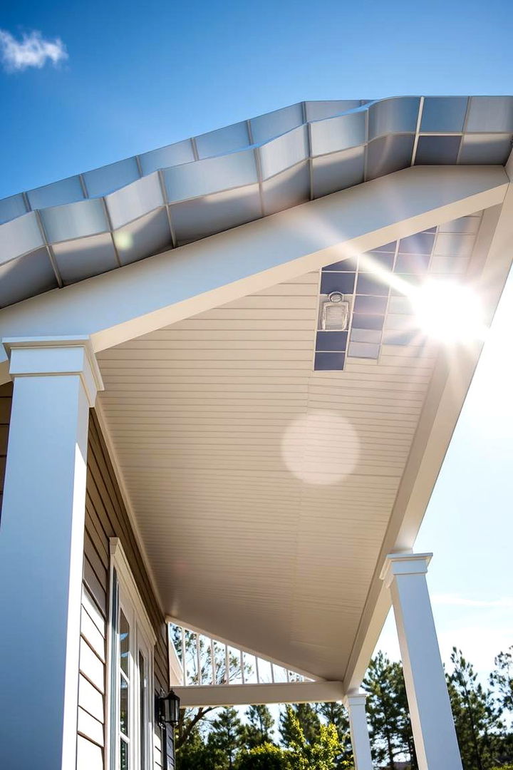 Solar Panel Integration - 22 Front Porch Roof Ideas