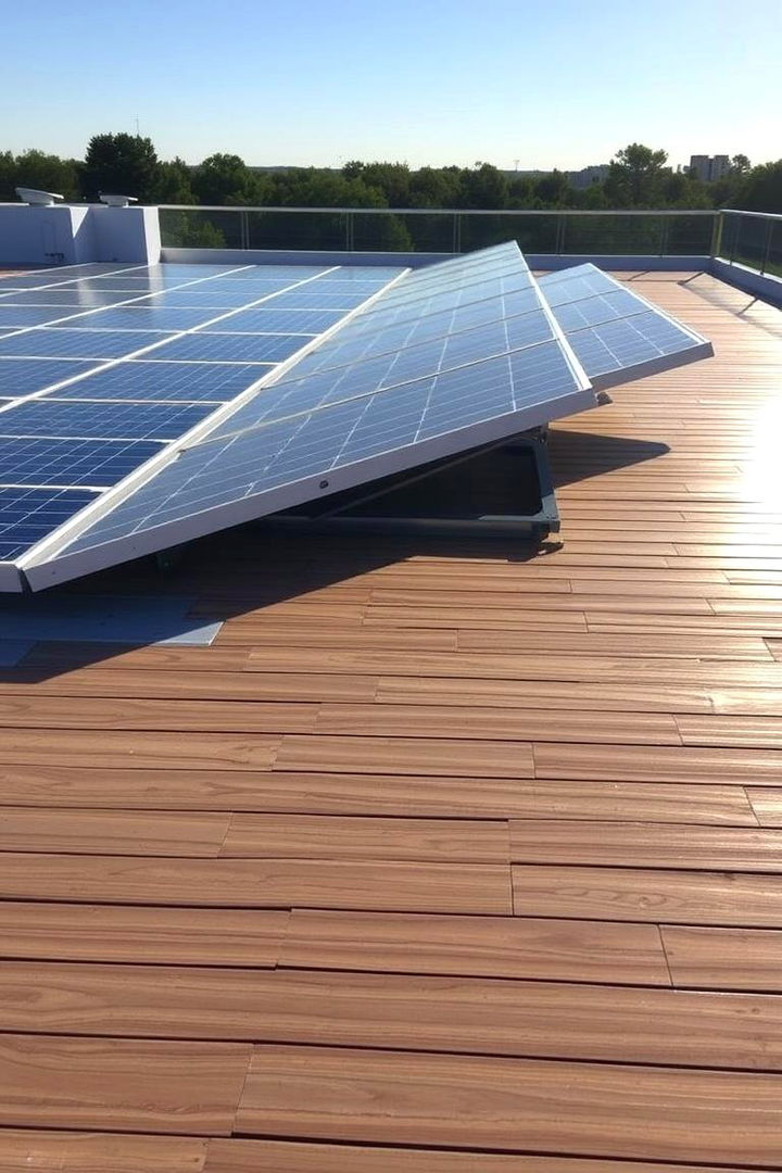 Solar Panel Integration - 22 Deck Roof Ideas