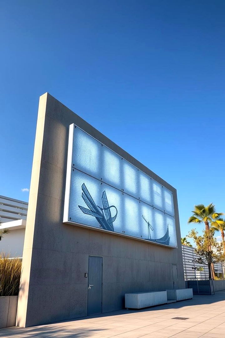Solar Powered Art Installations Energy Meets Design - 22 Outdoor Wall Decor Ideas